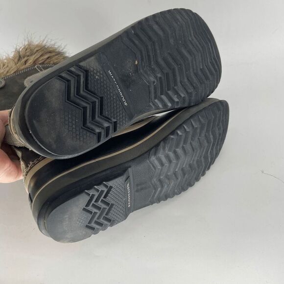 Sorel Joan of Arctic Tan Brown Faux Fur Tall Winter Snow Boot Womens 10 - Picture 7 of 9